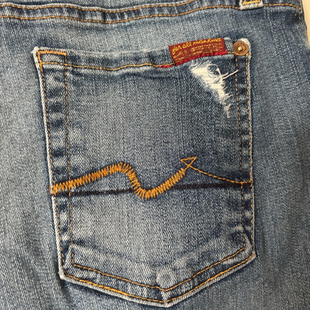 7 For All Mankind Josefina Skinny Boyfriend  Jeans